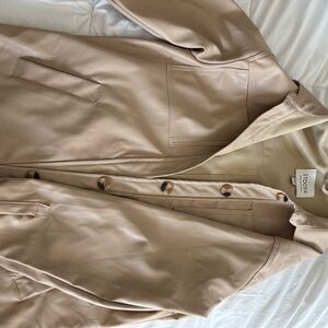 STOOSH Cream FAUX  Coat